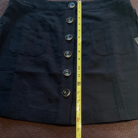 Doe & Rae Midnight Button-Down Mini Skirt - Picture 5 of 7